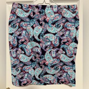 Talbots paisley size 12P skirt
